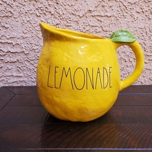 Rae Dunn LEMONADE Lemon Pitcher